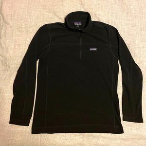 Patagonia Micro-D Fleece Pullover 1/4 Zip - Men's Medium - Black